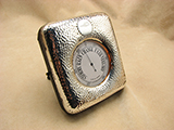 Early 1900's Goliath pocket barometer with Chester hallmarked silver case